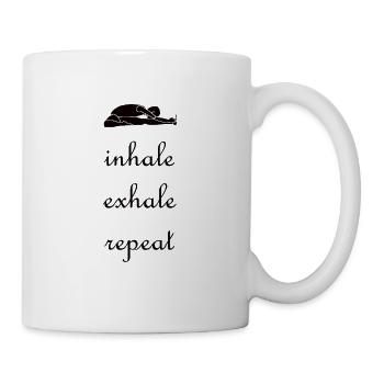 Yoga Meditation Spiritualität - Tasse - Weiß - Rechts