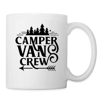 Campervan Mannschaft Wohnmobil Bauen Wohnwagen - Tasse - Weiß - Rechts