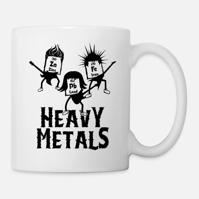 Heavy Metals Chimie professeur de l’idée cadeau - Mug blanc - blanc