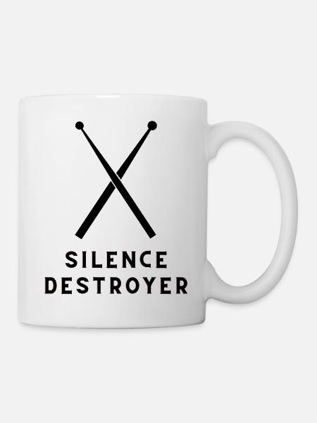 Drummer drummer - Tasse - Weiß