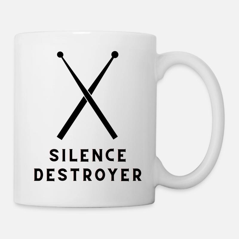Drummer drummer - Tasse - Weiß