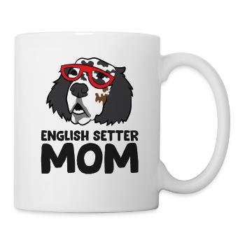 English Setter Mom Funny English Setter - Mug - white - Right