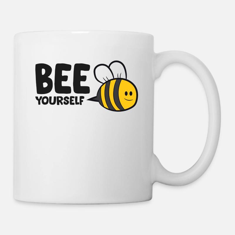 Bee Yourself Love Bee - Tasse - Weiß