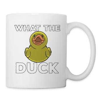 I like ducks What the Duck Yellow ducks - Mug - white - Right