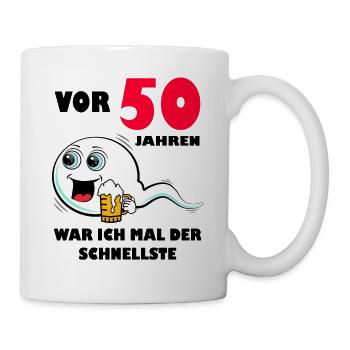 50.Ehrentag 50. Jubiläum Club der alten Säcke 50 - Tasse - Weiß - Rechts