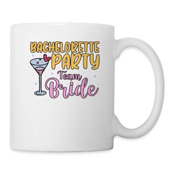Enterrement de vie de garçon Mariée Célibataire - Mug blanc - blanc - Droite