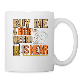 Enterrement de vie de garçon Mariée Célibataire - Mug blanc - blanc - Droite