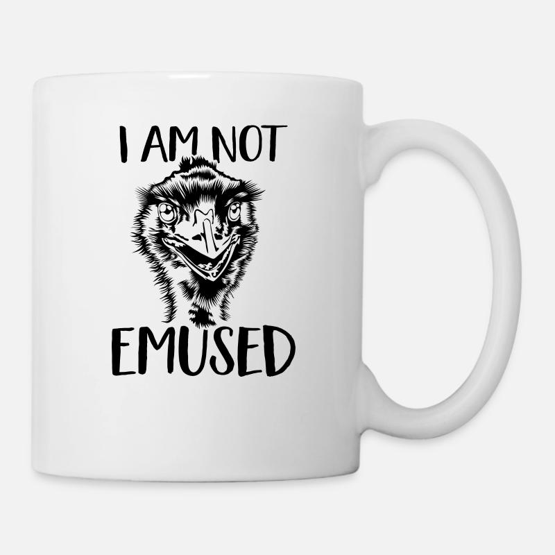Emu Laufvogel Emu Australien Vogel Liebe - Tasse - Weiß