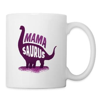 Mama Sauraus Dino Mamasaurus dinosaures Rex - Mug blanc - blanc - Droite