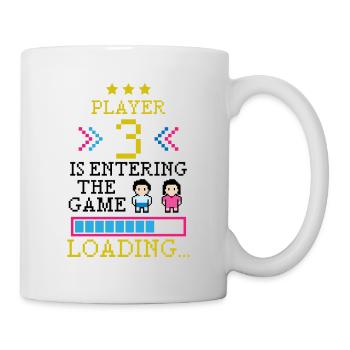 Player 3 Jeu Jeu de jeu Gamer Nerd cadeau - Mug blanc - blanc - Droite
