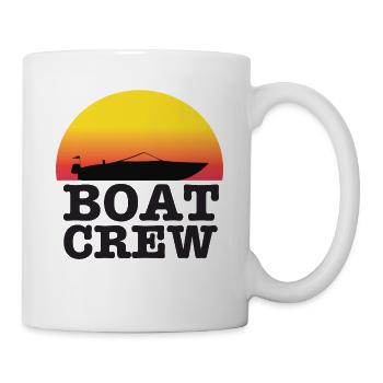 Boat Crew Motorboat Driving - Mug - white - Right