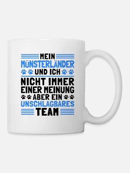 Kleiner Münsterländer und Ich Jagdhund Besitzer - Tasse - Weiß