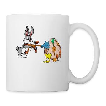 Easter Easter egg dyeing - Mug - white - Right