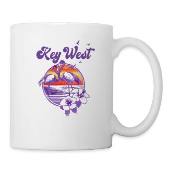Retro Key West Florida Artistic Vacation - Mug - white - Right