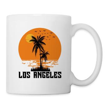 Los Angeles - Tasse - Weiß - Rechts