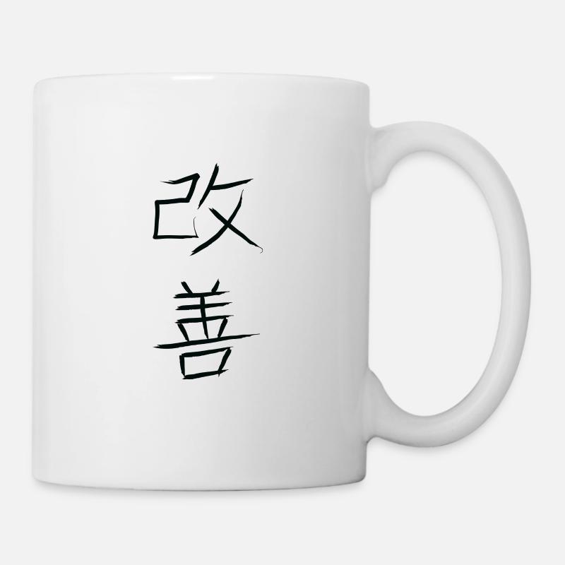 Kaizen, striving for continuous improvement - Mug - white