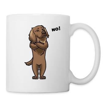 Sturer Deutsch Langhaar Hund - Tasse - Weiß - Rechts