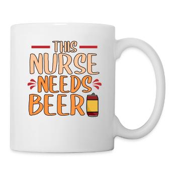 Infirmière hôpital infirmier infirmiere-soignante cadeau - Mug blanc - blanc - Droite