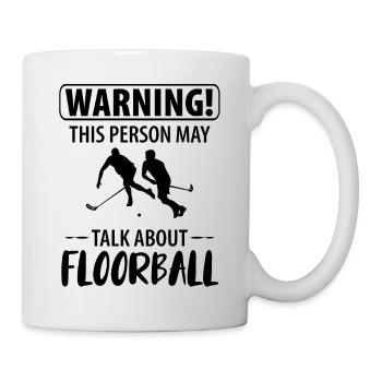 Floorball - Tasse - Weiß - Rechts