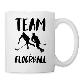 Floorball - Tasse - Weiß - Rechts
