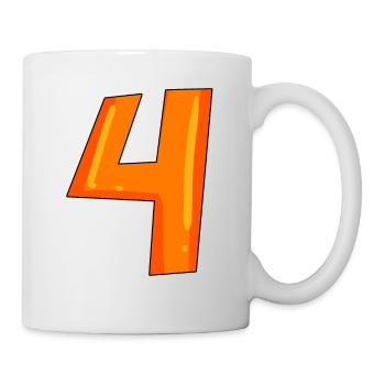 Four 4 - Mug - white - Right