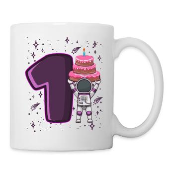 J’ai déjà 1 anniversaire de l’espace 1 an - Mug blanc - blanc - Droite