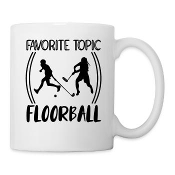 Floorball floorball hockey sur gazon hockey en salle - Mug blanc - blanc - Droite