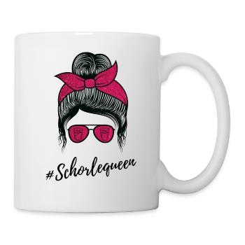 Schorlequeen - Pfalz - Pfälzer Weinfest Pfälzerin - Tasse - Weiß - Rechts