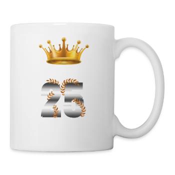 Traumpaar seit 25 Jahren Silberhochzeit Geschenk - Tasse - Weiß - Rechts