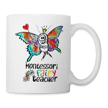 Best Montessori Teacher Fairy - Mug - white - Right
