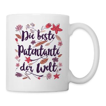 Patentante Tante Geschenke - Tasse - Weiß - Rechts