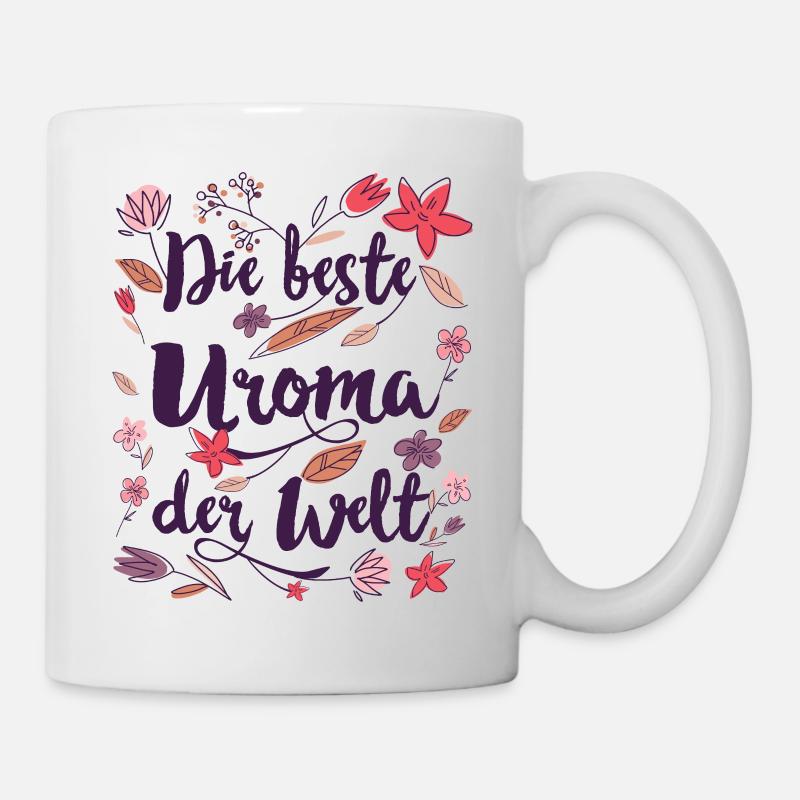 Uroma Ugroßmutter Geschenk - Tasse - Weiß