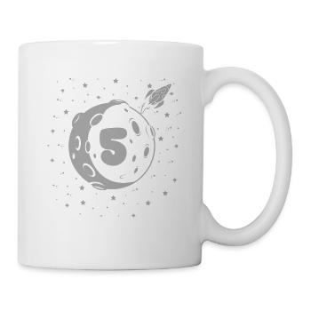 Anniversaire de l’espace jeune anniversaire 5 - Mug blanc - blanc - Droite