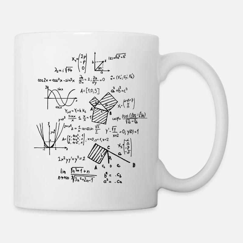 Matematik Matematik matematiske formler - Kop/krus - hvid