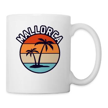 Mallorca retro - Tasse - Weiß - Rechts