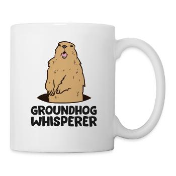 Groundhog Whisperer Love Groundhogs - Mug - white - Right