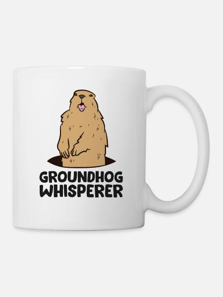 Murmures de marmotte Amour Marmotte - Mug blanc - blanc