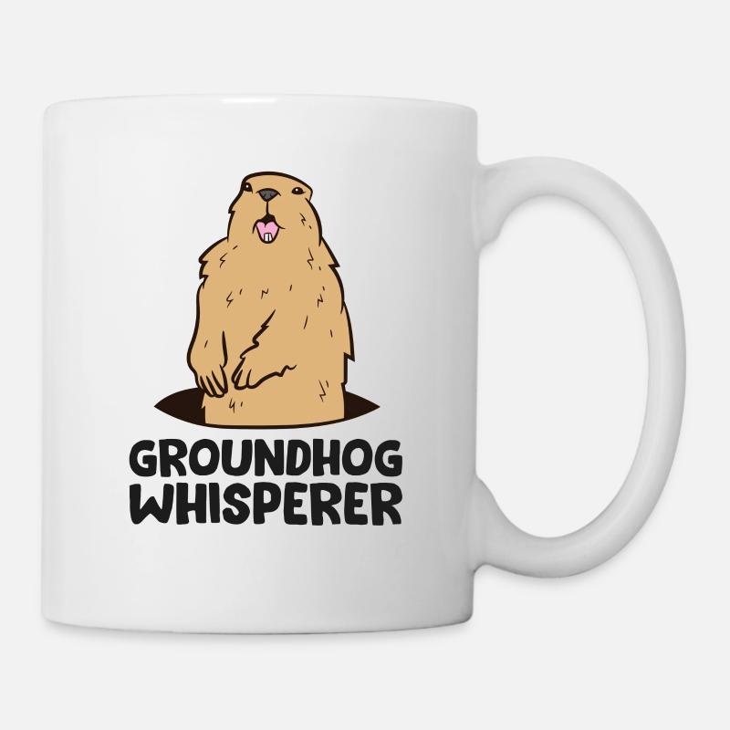 Murmures de marmotte Amour Marmotte - Mug blanc - blanc