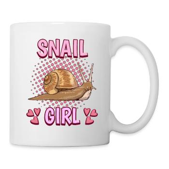 Schnecken Snail Girl - Mug - white - Right
