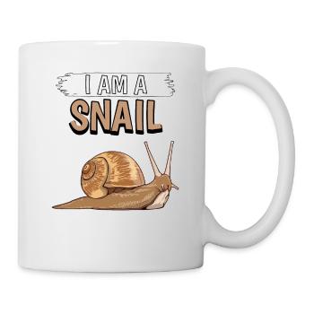 Snails I Am A Snail - Mug - white - Right