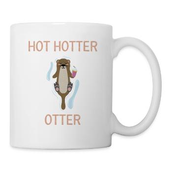 Hot Hotter Otter - Tasse - Weiß - Rechts