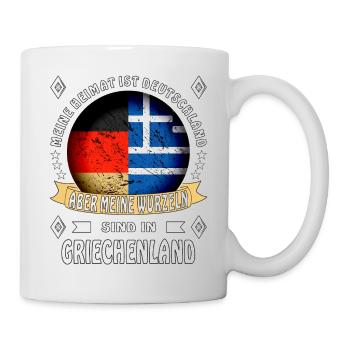 Heimat Deutschland Wurzeln - Tasse - Weiß - Rechts