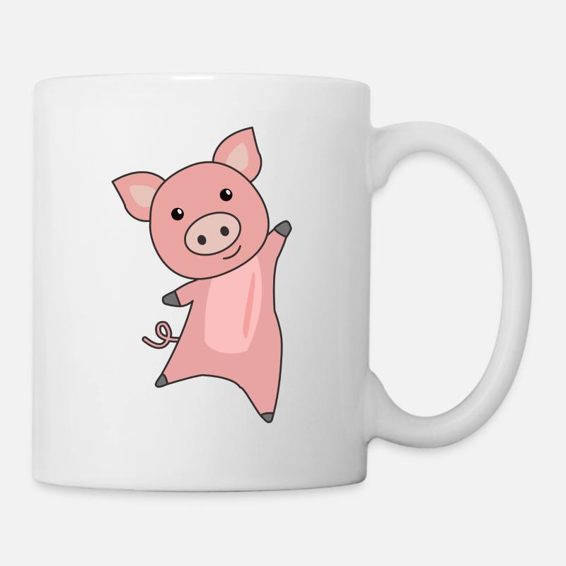 Cochon cochon porcelet cochons drôles - Mug blanc - blanc