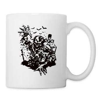 Raven Horror Plague - Mug - white - Right