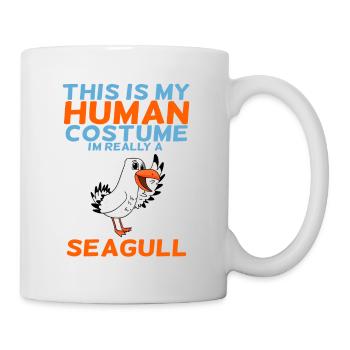 La mouette - Mug blanc - blanc - Droite