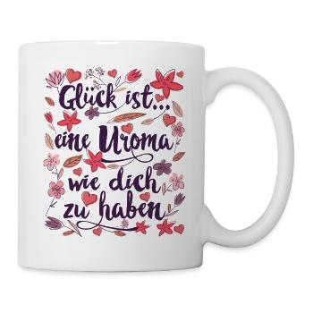 Uroma - Tasse - Weiß - Rechts