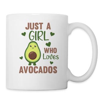 Juste une fille qui aime les avocats, les avocats doux - Mug blanc - blanc - Droite