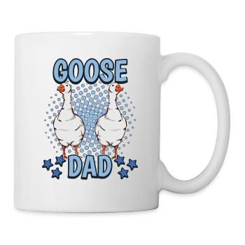Gänse Goose Dad - Tasse - Weiß - Rechts
