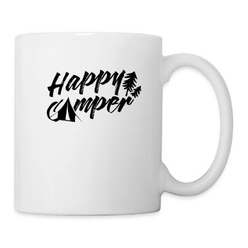 Froher Camper Campen Camping Campingplatz - Tasse - Weiß - Rechts
