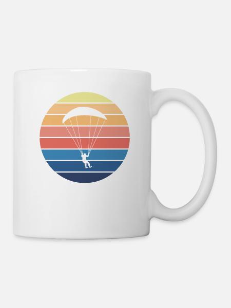 Paragleiten Gleitschirmfliegen Gleitsegeln Pilot - Tasse - Weiß
